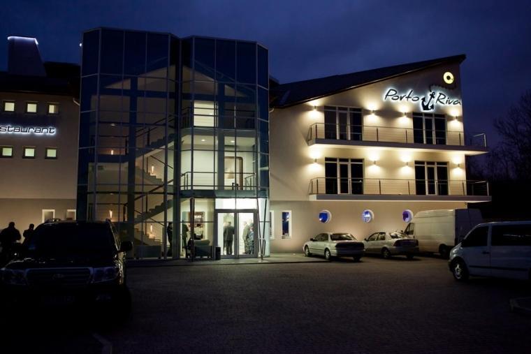 Hotel Porto Riva Zaporizhia Esterno foto